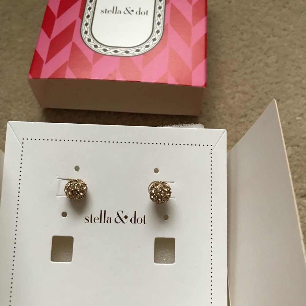 Stella & Dot Disco Ball Studs.